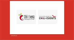 Desktop Screenshot of chili-events.de